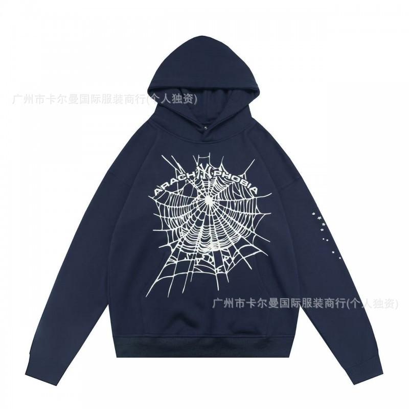 Sp5der Streetwear Hoodie Couples Unisex Oversized Cotton Pullover Sweatshirt Winter Casual Hip Hop
