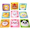 Diy Embroidery Doll Set For Kids, Sewing Arts And Crafts Kit, Easy To Do Cartoon Animal Sewing Projects Yarn Board