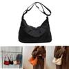 Stylish Urban Minimalist Canvas Shoulder Bag For Women Fall Winter 2023 Trendy Quilted Box Bag