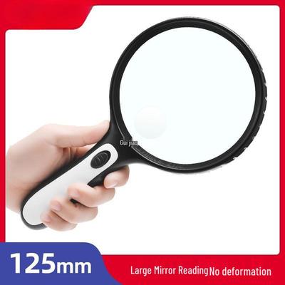 HD High Power Extra-Large Magnifying Glass with Plastic Handle for Seniors