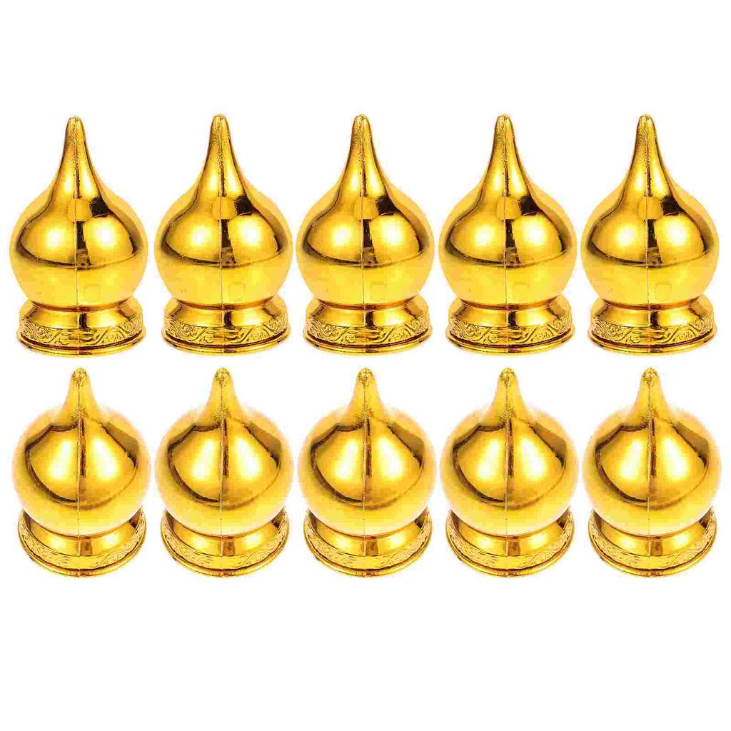 10Pcs Flagpole Finial Ball Flag Pole Ball Topper Ornament Flag Topper Replacement Flagpole Supplies
