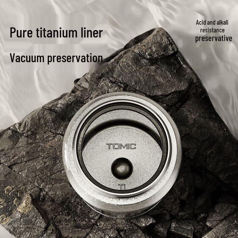 TOMIC Titanium Thermal Bottle with Tea Infuser