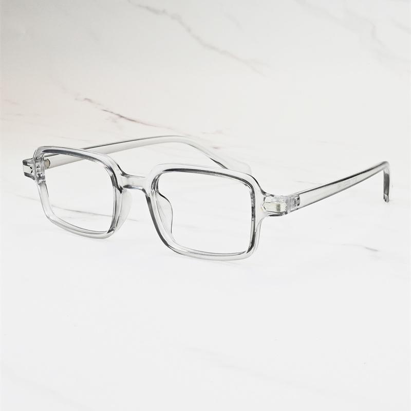 

Новые Винтажные Квадратные Узкие Очки для Миопии По Рецепту Антисиние Очки для Мужчин Женщин 0