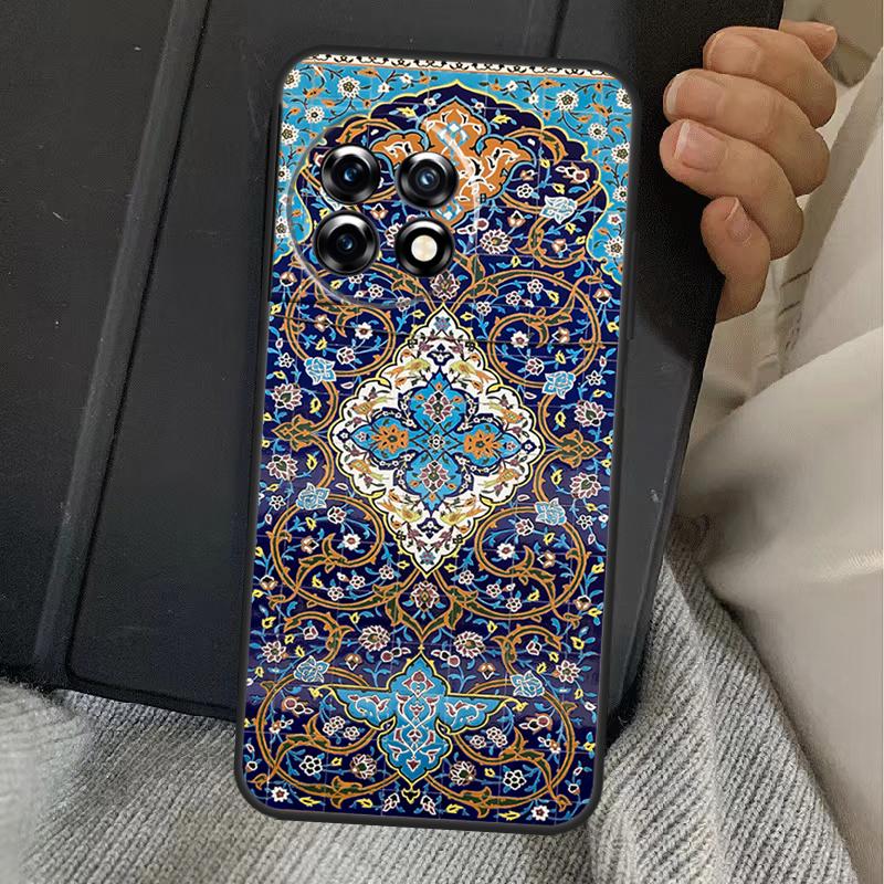 Persian Carpet Floral Pattern Case For OnePlus 15 13 12 11 13R 13T 10T 10R 12R OnePlus Nord 5 CE 2 3 4 Lite N20 N30 Cover