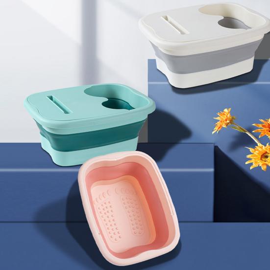 Skládací bazénová vanička na nohy Bazén Skládací umyvadlo na nohy Přenosné příslušenství k oplachování nohou