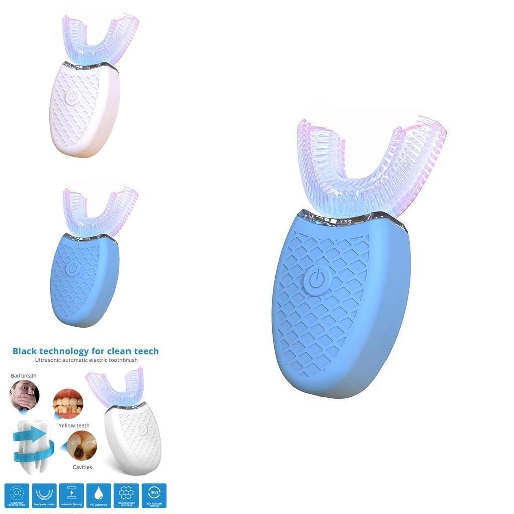 Automatic U-shaped Electric Toothbrush With Smart Blu-ray Teeth Whitening
