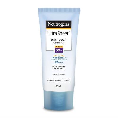 Protezione solare SPF 50+ (88 ml), Crema solare ultra velata Dry-Touch SPF 50+,