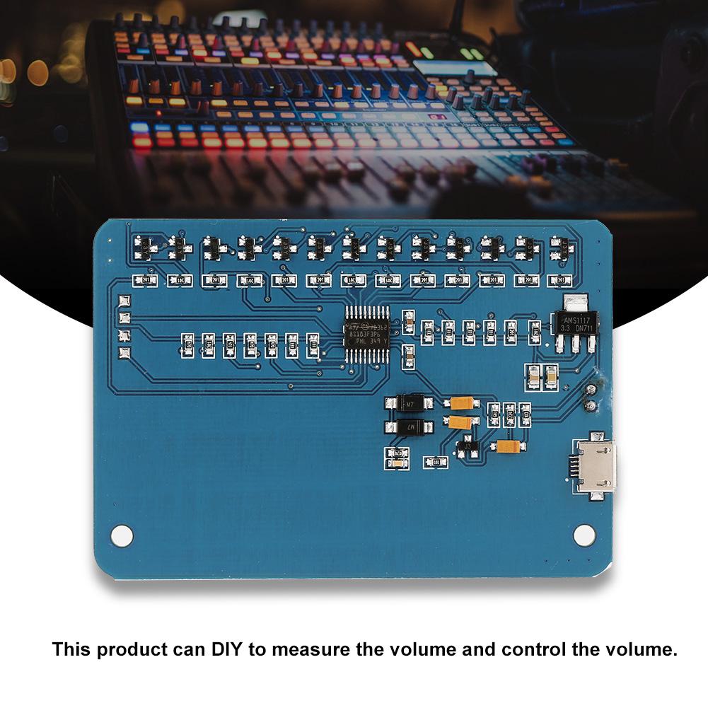 

DIY Світлодіодний електронний індикатор гучності звуку Мелодія з голосовою активацією