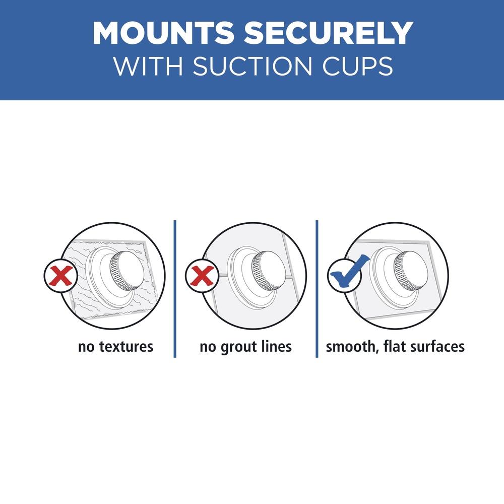 Clear Suction Soap Dish Easy Install Sturdy Plastic Self-Draining Design No Drilling Power Grip Suction Cup Shower Wall