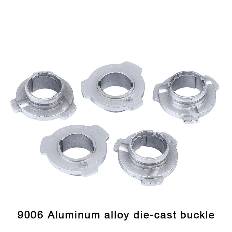 5Pcs Heat Dissipating Aluminum Alloy D1 D2 D4 D8 H4 H7 H11 9005 9006 9012 Led Car Light Snap Fastener Car Lamps High Power Base