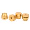 Lautsprecher Isolationsständer Füße Set Aluminiumlegierung Verstärker Basis Pads Audio Schockabsorptionspads Gold