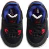 Jordan Air Jordan 4 Mittelhohe Kleinkindschuhe Schwarz Blau Säugling und Kleinkind IB4387-003