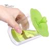 Heart Handle Anti-Dust Coffee Mug Glass Cup Cover Lid