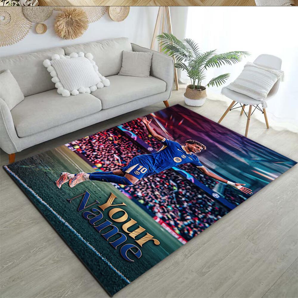 Lamin Yamal Customize Text Area Rug Perfect For Dormitory Kitchen Decorate Room Dining Room Antislip Rug Decorate Offices