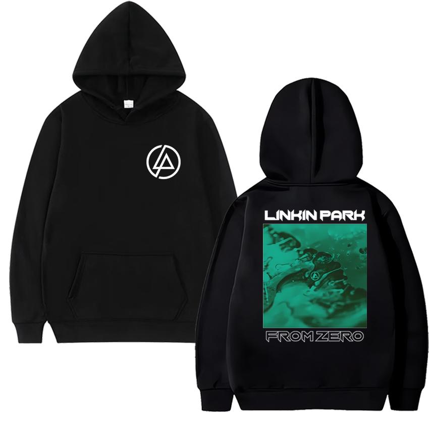 Horký výprodej Linkin Park Tour 2025 merch Mikiny Unisex harajuku móda Mikina Muži ženy Fleece Dlouhý rukáv pulovr streetwear