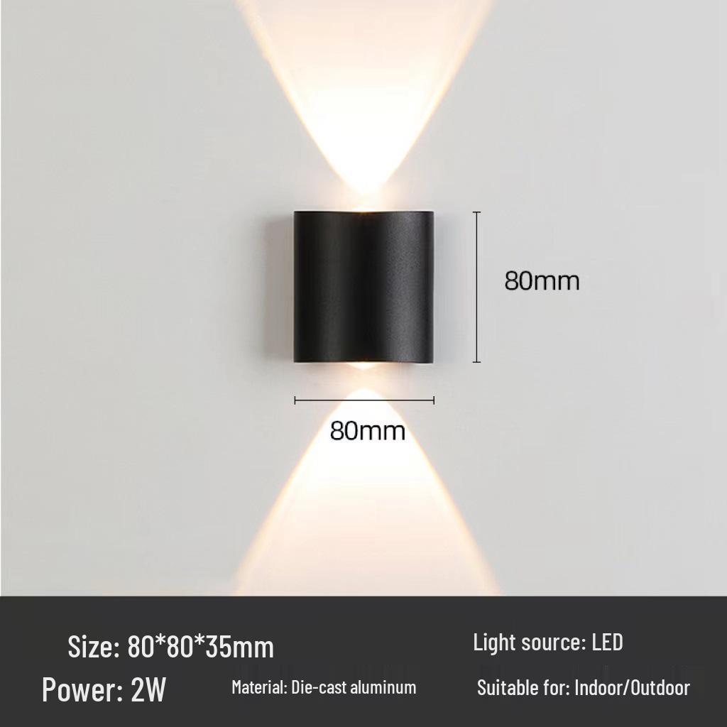 Waterproof LED Outdoor Wall Light for Courtyard, Aisle, Terrace, Villa & Decorative Telescope Lighting