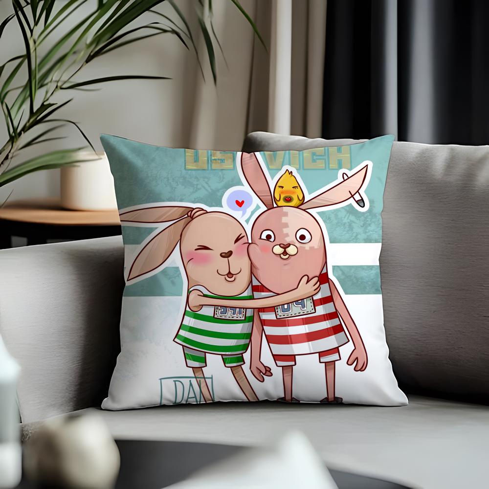 Trending Uusavichead Cushion Cover Antidustmite Pillowcase Invisible Zipper Silky Short Plush Sofa Cushion Cover