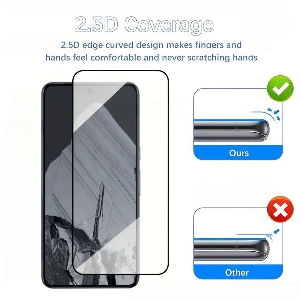 For Google Pixel 10 10a 9a 9 8a 8 7a 7 6A 6 5a 5 Pro XL 5G Full Cover Tempered Glass HD Clear Screen Protector Protective Film Cover
