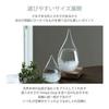 Tempo Drop Storm Glass by Perrocaliente - Authentic, Stylish Interior Decor - 100% Crystal with Cloth (Tempo Drop)