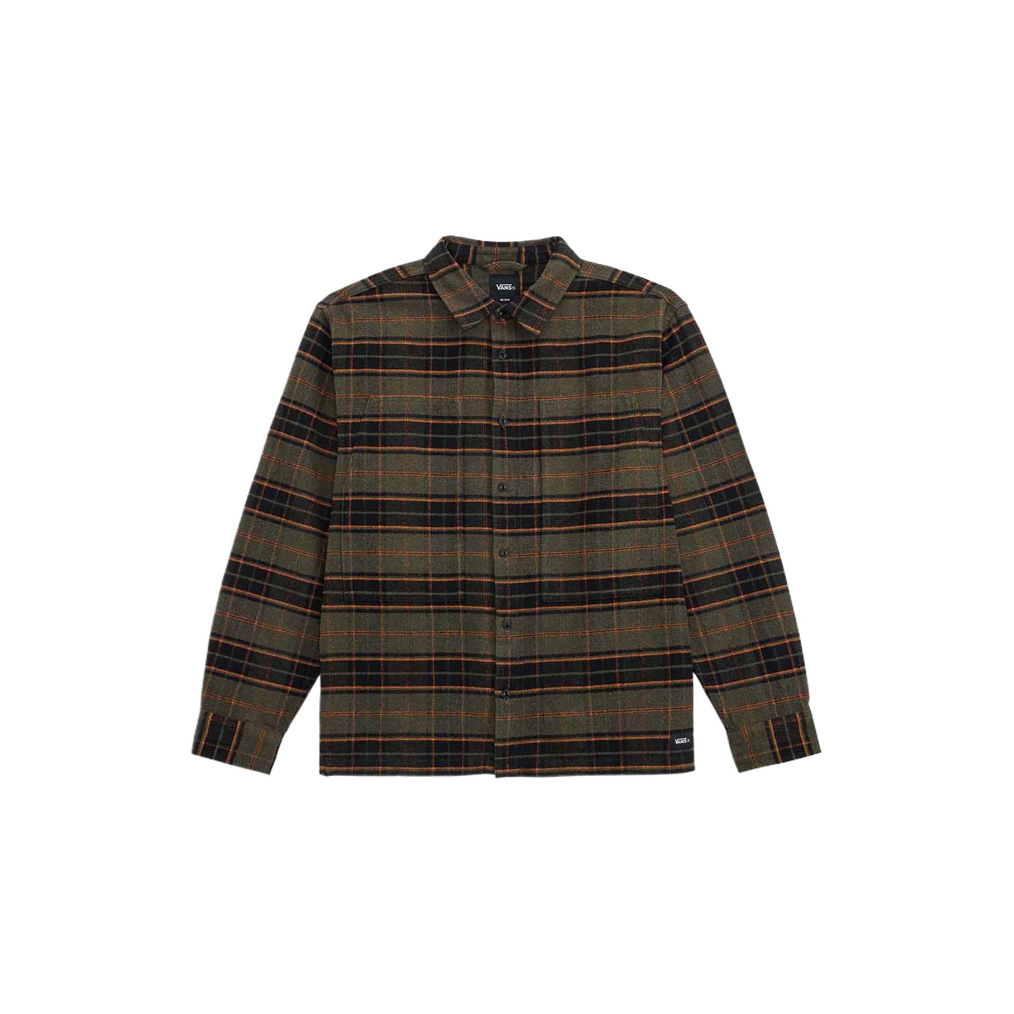 Vans PREMIUM Shirts Unisex Green Lapel Moderate VN000P83KF0 S