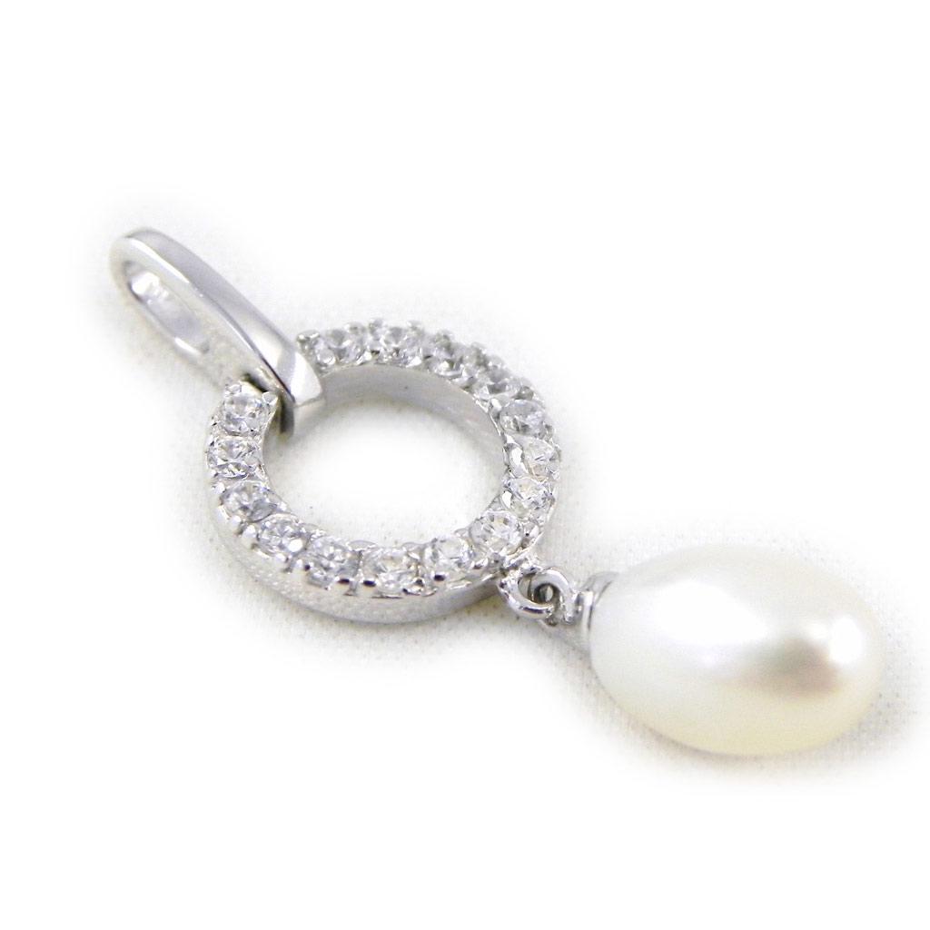 Les Trésors De Lily [H5517] - Pendentif Argent 'Sissi' ivoire