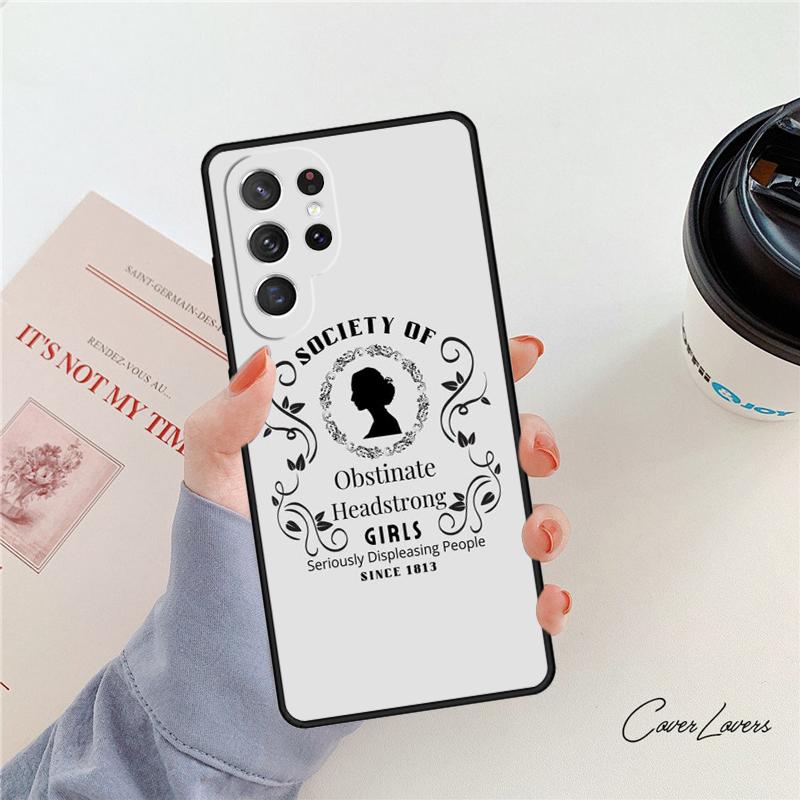 Pride And Prejudice Phone Case For Samsung Galaxy S24 S25 S23 S22 Ultra Note 10 20 Plus S20 S21 FE Cover