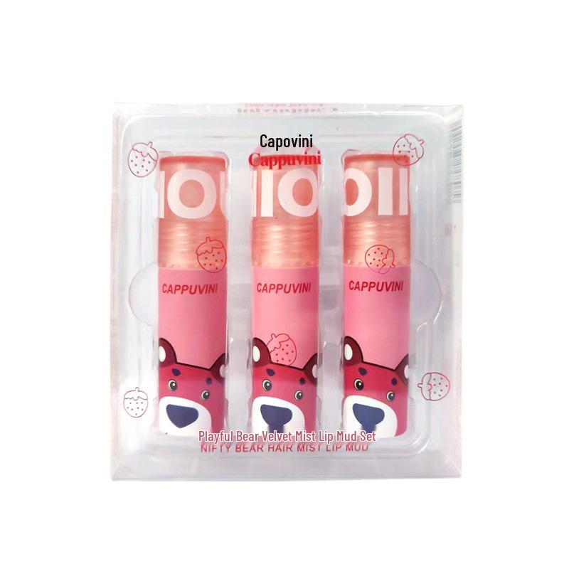 Winnie Pu Bär Samt-Matte Lip Glaze - Nicht-Klebriger Matter Lipgloss