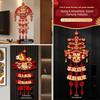 Traditionelles Design Frühlingsfestartikel Türschild Chinesisches Neujahrsdekoration Türhänger