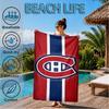 Asciugamano da Spiaggia Squadra di Hockey Canadiens, Microfibra Super Morbida, Regalo Perfetto per Lei/Lui, Compleanno, per Piscina, Spiaggia, Viaggio, Decorazione Festa in Spiaggia