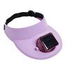 Strong Wind Summer Fan Sunhat Breathable Fisherman Hat Solar Fan Cap  Outdoor Activities