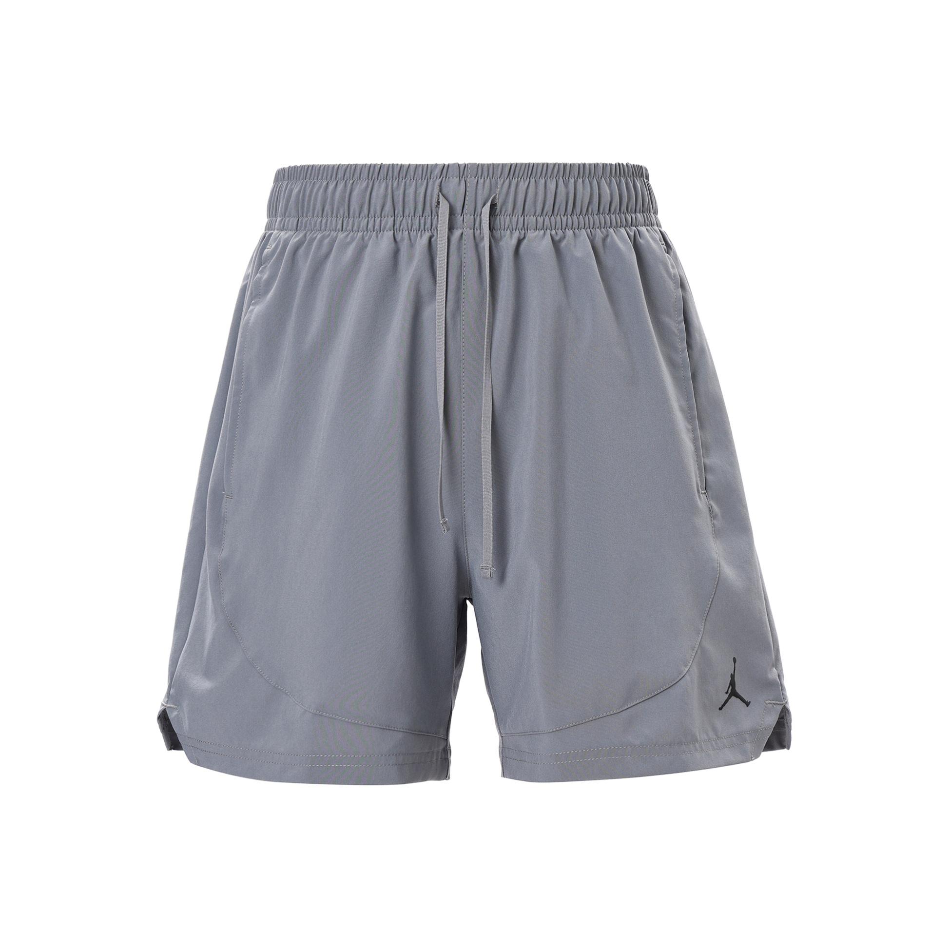 

Jordan Dri-FIT Sport Quick-Dry Solid Color Logo Drawstring Mid-Rise Comfortable Casual Shorts Men shorts Smoke-Gray Black FN5843084 M