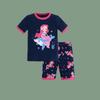 Girls' Pure Cotton Cartoon Pajamas - Spring/Summer 2025, Short Sleeve, European & American Style Baby Homewear.
