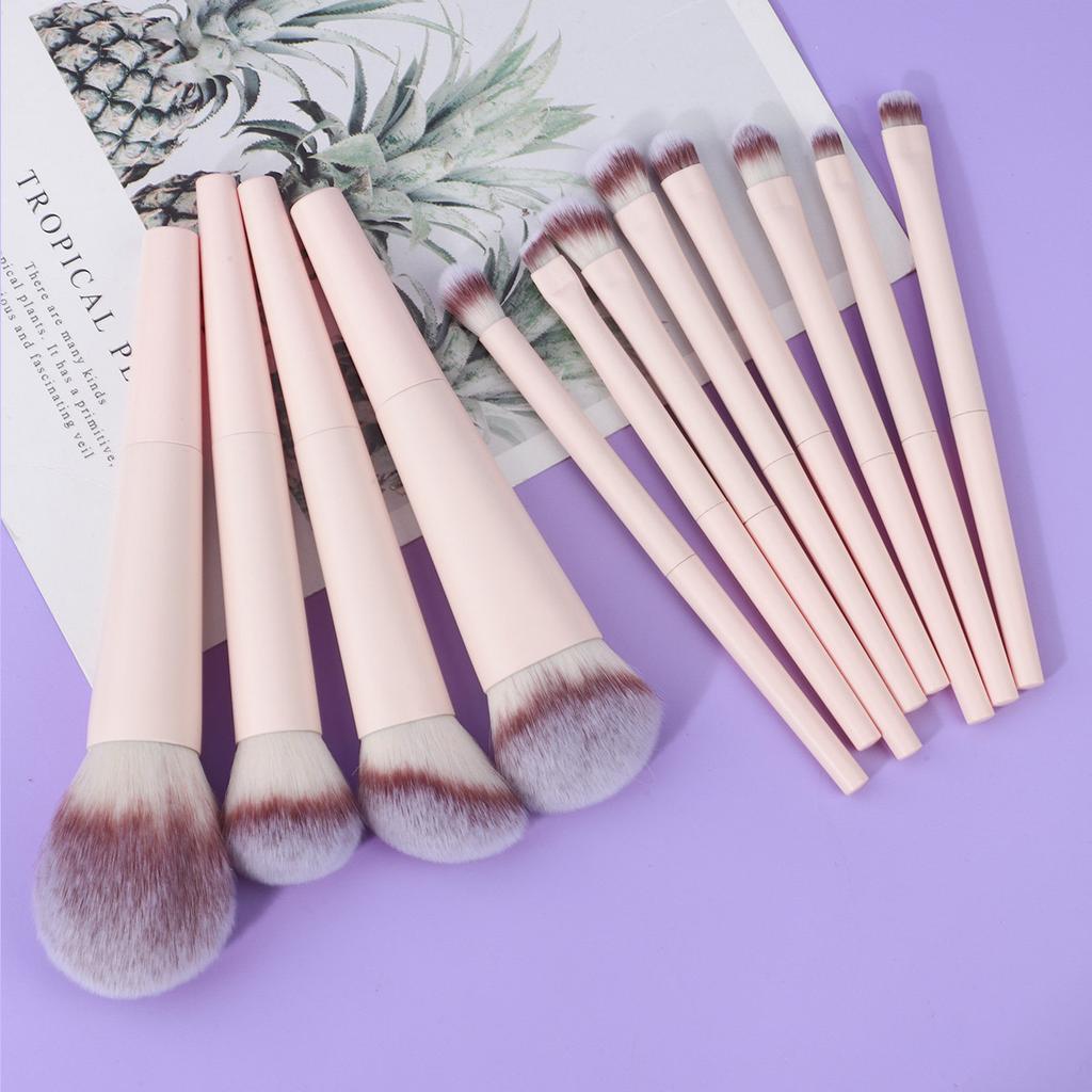 6/12 Makeup Brush Set Makeup Brush, Eye Brush Foundation Brush Artificial Bionic Fiber Hair Beauty Tool