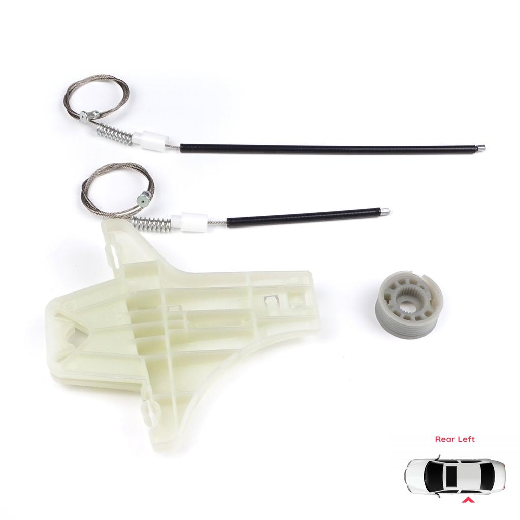 BWR304 Fensterheber Reparatursatz Hinten Linke Tür für VW Jetta Golf MK5 A5 1K R32 GTI Rabbit Plus 5M1 1K4839461