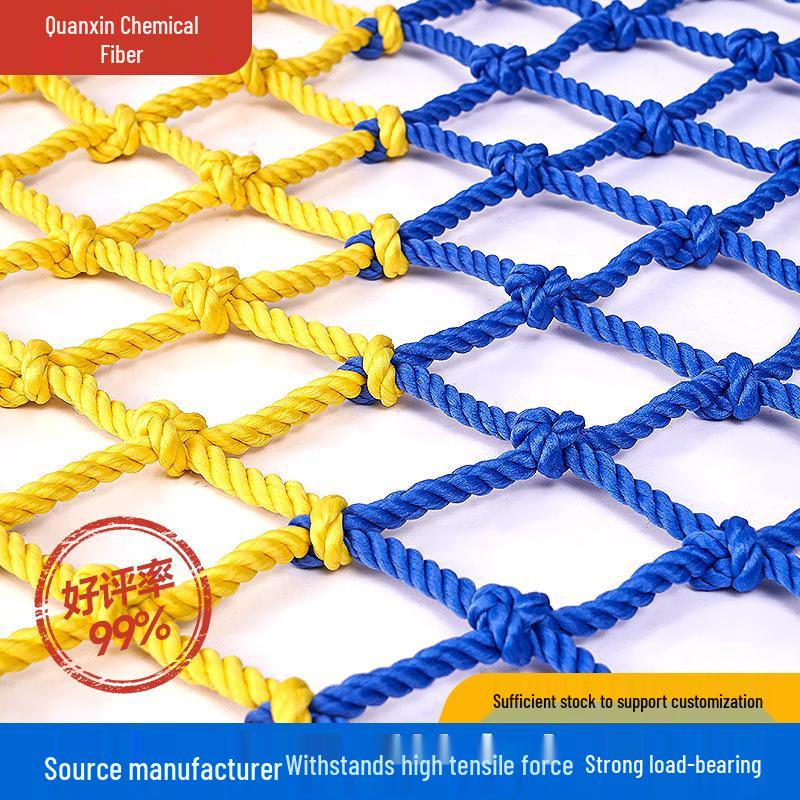 Colorful Nylon Safety Net for Children's Playground & Balcony Decoration