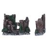Aquarium Castle Decoration Lifelike Toxic Free Hideout Resin Fish Tank House Ornament for Saltwater