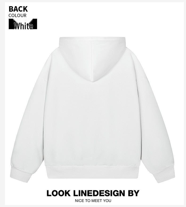2025 Autumn/Winter Unisex Loose Casual Henley Hoodie Jacket