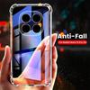 Redmy Note15Pro Transparent Case For Redmi Note 15 Pro+ Pro Plus 5G 4G Soft Silicone Airbags Shockproof Coque Note15Pro+ Note15