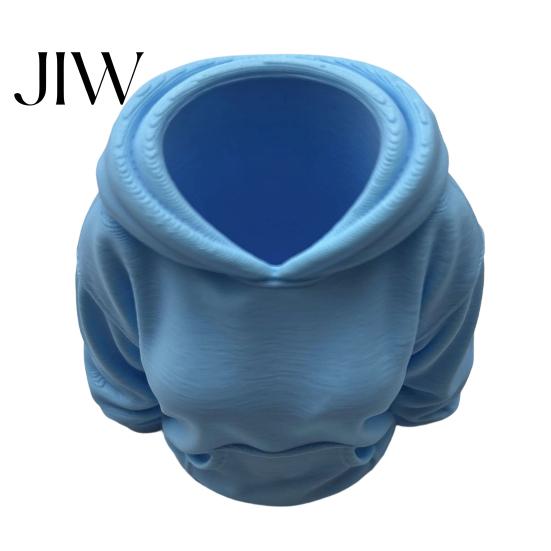Multipurpose Desk Storage Cup 3D Printed Hoodie Pen Holder, Women Hooded Sweatshirt Pencil Desktop Stationery Holder Container, Organizer Box for Home