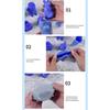 Ins Easter Rabbit Candle Mold Diy Aromath Gypsum Sit Up and Look Up Sitting Rabbit with Drooping Ears Silicone Mold