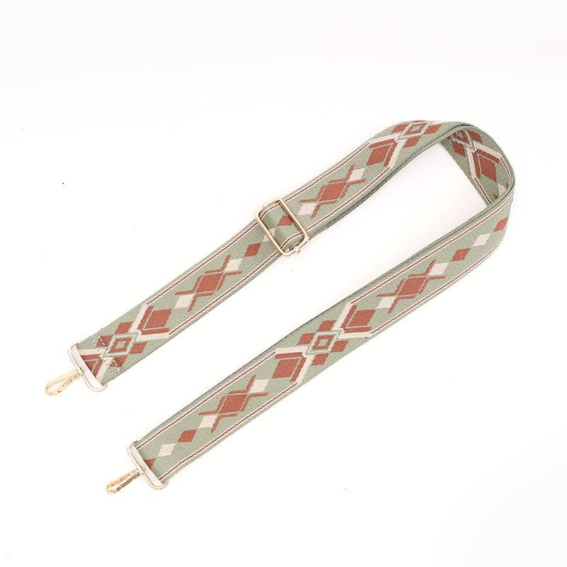 Embroidery Bag Shoulder Strap Women's Bag Clothing Accessories Replacement Long Strap Ethnic Style Jacquard Thickened Strap