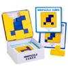 Children Puzzle Wooden Blocks Educational Toy for Shape-based Hands-on Mind-stimulating Learning Tabletop Game for Preschoolers