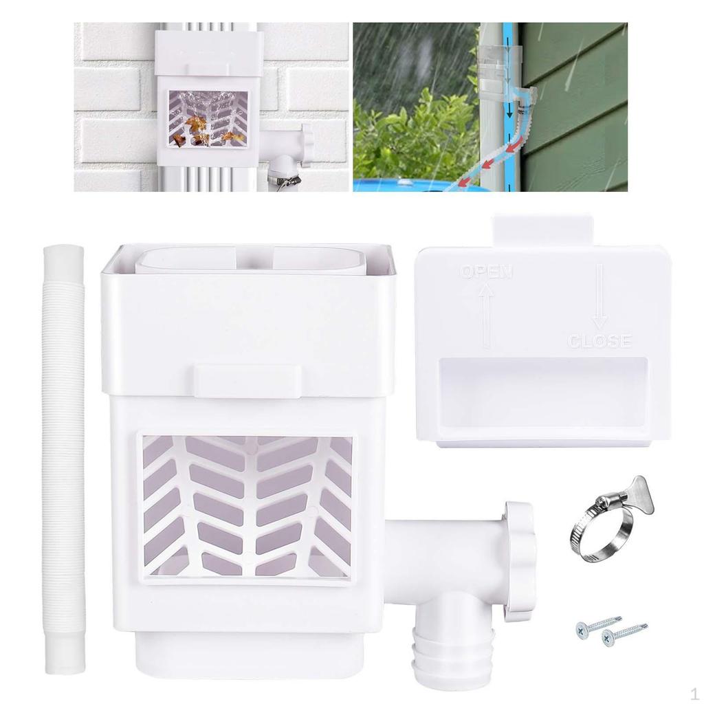 Rain Water Collection System Barrel Diverter Easy To Use Sturdy Parts Rainwater Collector for