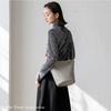 VITAFELICE Genuine Leather Bucket Shoulder Bag for Women, sib-20049n (Light Gray)