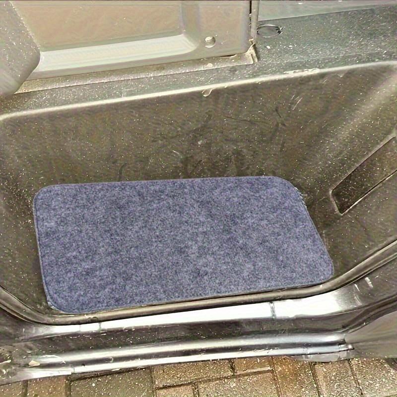 2pcs/ Pack RV Door Stop Mat Black Grey Fabric Anti-Slip Door Pads For Camper Caravan Or Motorhome Interior Accessories