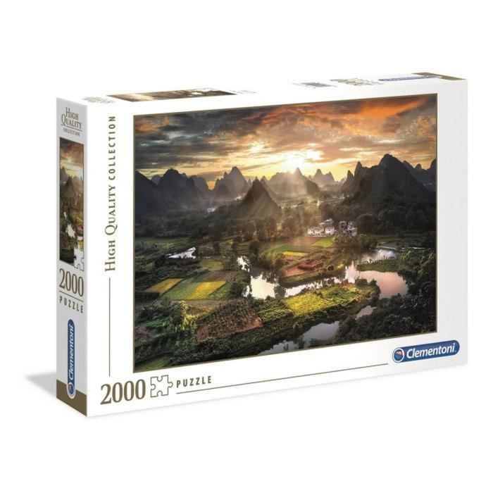 Puzzle - Clementoni - View of China - 2000 pièces - Multicolore - Architecture et monument