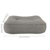 1 Pc Gray PVC Inflatable Travel Pillow Foot Rest Pillow Kids Flight Sleeping Resting Pillow On Airplane Car Bus Pillow Foot Pad