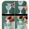 WOHANMU 100-Piece Spout Pouch, Clear Storage Container with Spout, for Drinks, Juice, 100ml, 150ml, 200ml, 250ml, Drink Bags, Plastic Bags, Packs, Con
