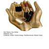 Hands Statue Key Holder Artistic Jewelry Holder Modern Decorative Desktop Organizer for Keys Lipstick Dressing