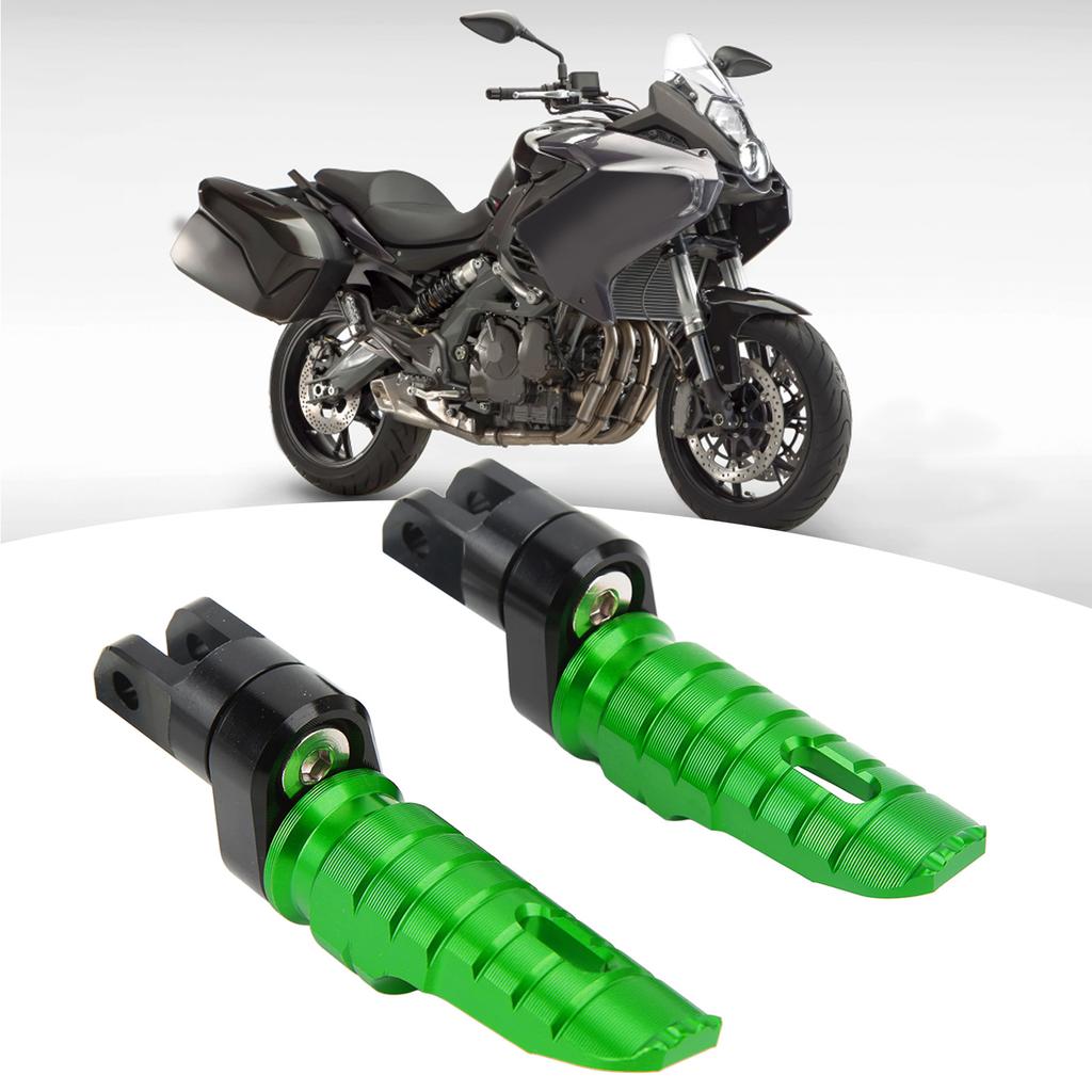 Motorcycle Front Foot Peg T6063 Aluminum Alloy Driver Footrest Pedal Bracket Replacement for BN302S